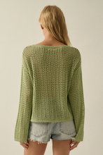 Load image into Gallery viewer, OPEN KNIT CROCHET SWEATER
