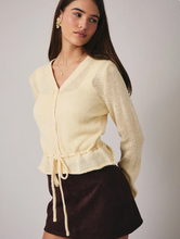 Load image into Gallery viewer, PEPLUM CARDIGAN
