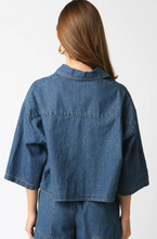 Load image into Gallery viewer, MELODY DENIM TOP
