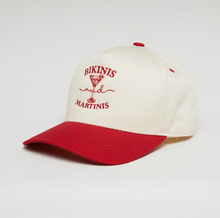Load image into Gallery viewer, BIKINIS AND MARTINIS HAT
