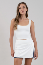 Load image into Gallery viewer, REVERSIBLE CROPPED SQUARE NECK TANK // 2 COLORS
