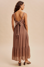 Load image into Gallery viewer, POLKA DOT MAXI WITH BACK BOW
