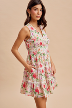 Load image into Gallery viewer, MADISON FLORAL MINI DRESS
