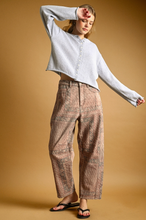 Load image into Gallery viewer, AVA PATTERNED BARREL PANTS
