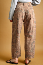 Load image into Gallery viewer, AVA PATTERNED BARREL PANTS
