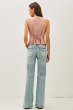 Load image into Gallery viewer, LINEN CLASSIC CUT VEST
