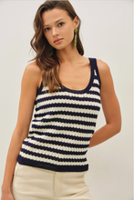 Load image into Gallery viewer, STRIPED SWEATER TANK
