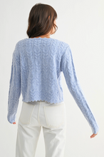 Load image into Gallery viewer, VAL SCALLOP HEM CARDIGAN
