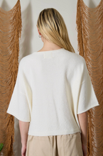 Load image into Gallery viewer, MAEVE RAW EDGE CARDI
