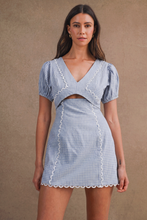 Load image into Gallery viewer, SOPHIE GINGHAM MINI DRESS
