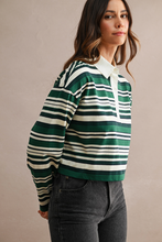 Load image into Gallery viewer, CONTRAST COLLAR TOP
