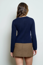 Load image into Gallery viewer, BLAKELY ROUND NECK CARDI // 2 COLORS
