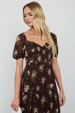 Load image into Gallery viewer, NADINE FLORAL SWEETHEART MIDI
