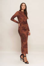 Load image into Gallery viewer, ZURI MESH MIDI DRESS
