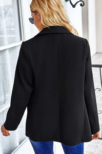 BLACK ESSENTIAL BLAZER