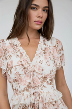 Load image into Gallery viewer, FLORA TIERED TIE BACK DRESS
