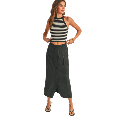 CARGO MIDI SKIRT