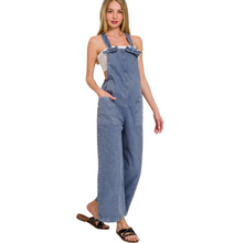 Load image into Gallery viewer, MINERAL WASHED JUMPSUIT OVERALLS // 3 COLORS
