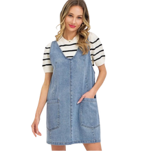 Load image into Gallery viewer, BEST SELLER - OVERALL DENIM DRESS
