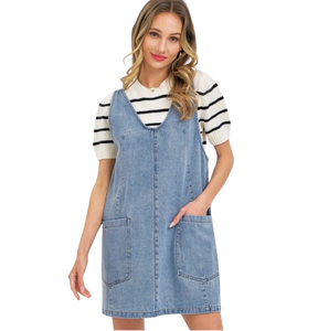 BEST SELLER - OVERALL DENIM DRESS