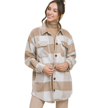 Load image into Gallery viewer, PLAID SHACKET // 2 COLORS
