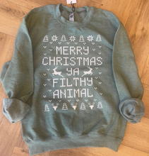 Load image into Gallery viewer, MERRY CHRISTMAS CREWNECK
