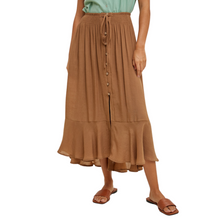 Load image into Gallery viewer, BUTTON UP MIDI SKIRT
