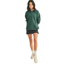 Load image into Gallery viewer, OVERSIZE COLLARED SWEATSHIRT // 2 COLORS
