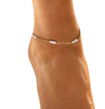 Load image into Gallery viewer, FRESHWATER PEARL ANKLET
