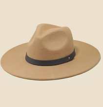 Load image into Gallery viewer, FLAT BRIM FEDORA // 2 COLORS
