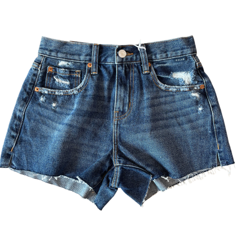A LINE SHORTS WITH SIDE SLIT