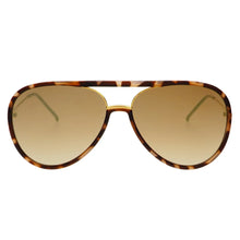 Load image into Gallery viewer, SHAY AVIATOR MATTE TORTOISE SUNGLASSES &amp; CASE- FREYRS
