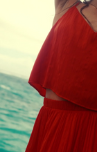 Load image into Gallery viewer, NICOLINE CRINKLE MIDI SKIRT - ZSUPPLY
