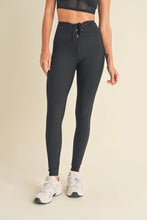 Load image into Gallery viewer, LUXE LACE UP LEGGINGS
