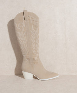 KAI EMBROIDERED BOOT // 3 COLORS