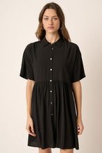 Load image into Gallery viewer, TEAGAN FLARE SHIRT DRESS
