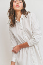 Load image into Gallery viewer, BUTTON DOWN SHIRT DRESS
