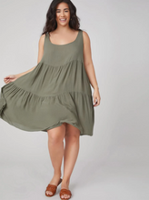 Load image into Gallery viewer, BROOKE TIERED DRESS // CURVY
