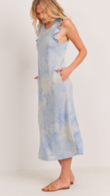 Load image into Gallery viewer, TIE DYE RUFFLE SLEEVE MAXI // FINAL SALE
