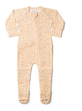 Load image into Gallery viewer, WILDFLOWERS BAMBOO ORGANIC COTTON ZIPPER JUMPSUIT
