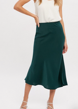 Load image into Gallery viewer, FINAL SALE // MIDI SILK SKIRT
