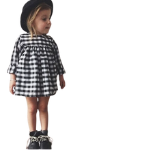 Load image into Gallery viewer, PLAID BABYDOLL DRESS
