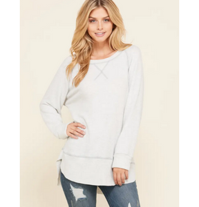 SUMMER BOAT NECK PULLOVER // 2 COLORS