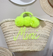 Load image into Gallery viewer, CUSTOM MAMA &amp; MINI BEACH BAGS // 3 COLORS
